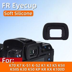 호환 펜탁스 K70 K7 K-S1 K-S2 K1 K3 K5 K5II K5IIS K30 K50 KP KR KX K100D 카메라 액세서리용 부드러운 고무 FR 아이컵 뷰파인더 커버