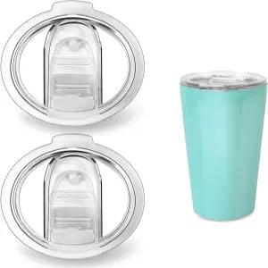 코키클 16OZ 여행용 커피 텀블러와 호환되는 UXIETIN 2PCS 방수 교체 뚜껑 FIT 전용