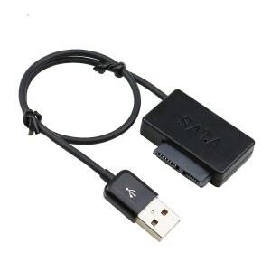 CD롬 플레이어 노트북 CDROM 드라이브 SATA TO USB 전송 케이스 라인 케이블 6P 7P 컴퓨터 요소 박스 구성