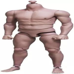 머리 조각이 없는 12인치 남성 인형을 위한 YSBRING JXtoys S01/6 스케일 근육질 바디 심리스 초유연 액션