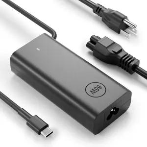 Gasmocs 65W USB C 노트북 충전기 Dell inspiron 14 16 2 in 7430 7420 5630 5625 5620 7620 7635 P172G