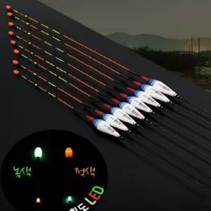 낚시용품 민물낚시 민물 바다 민물낚시 적색 LED 전자 낚시 찌 75cm