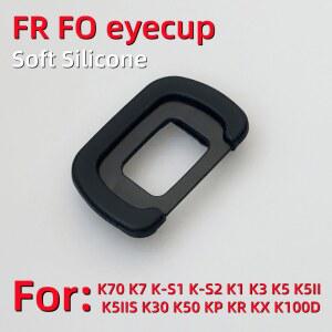 호환 펜탁스 K70 K7 K-S1 K-S2 K1 K3 K5 K5II K5IIS K30 K50 KP KR KX K100D 카메라 액세서리용 부드러운 고무 FR 아이컵 뷰파인더 커버