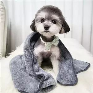 극세사 강아지 목욕타월 초극세사 고양이 목욕타월 펫 샤워 흡수력