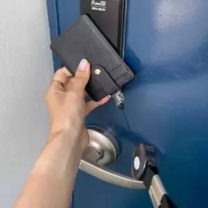 릴홀더 사원증 블랙 명찰끈 사원증스트랩