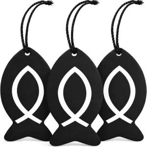 크리스찬 자동차 방향제 걸이 페이스 치스 종교 선물 여성과 남성을 위한 기독교 오래 지속되는 장식 블랙