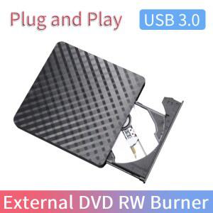 CD롬 플레이어 USB 외장 DVD RW 버너 고속 CD 노트북 드라이브 PC 콘센트 데스크탑용 전송 플레이 디스크