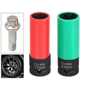 메르세데스 벤츠 S 시리즈 도난 방지 제거 소켓 렌치 수리 도구에 대한 17mm 21mm 범용 휠 잠금 너트 제거