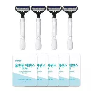 면도날 도루코 페이스4 휴대용 여행용 면도기 쉐이빙젤 세트