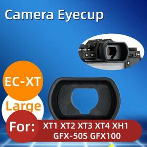 호환 부드러운 고무 EC-XT L 아이컵 뷰파인더 보호 커버 후지 XT1 XT2 XT3 XT4 XH1 X-T4 GFX-50S GFX100 ECXT 카메라 액세서리