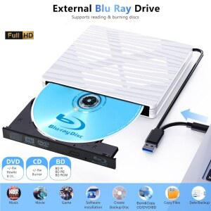 CD롬 플레이어 외부 드라이브 USB TYPEC 3D 버너 DVDCDBD 라이터 리더 노트북 PC용 데스크탑