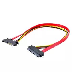 SATA 데이터 전원 콤보 연장케이블 50cm T-SATAC-MF05