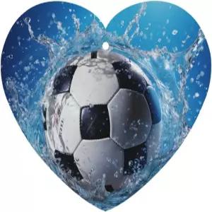 자동차 공기 청정기 카드 세트 1개 매달린 향기 축구공 물 아로마테라피 정제 백미러 펜던트 침실 신발