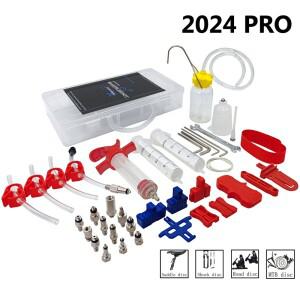 2024 Pro 자전거 유압  브레이크 오일 블리드 키트 SHIMANO SRAM Avid 시리즈 MTB 도로 수리 도구