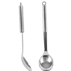 스텐 요리 스푼 6x28.5cm 스텐 주방 스푼 서빙 국물 식기 소스 업소용
