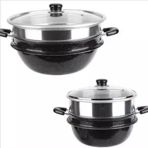 요리 가마솥 찜기 스팀 2단 찜기 대형 인덕션 업소용 주방