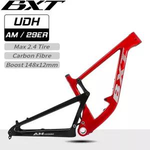 자전거프레임 BXT 카본 서스펜션 프레임-117 올 마운틴 AM 프레임 트래블 150mm 디스크 브레이크 29er 부스