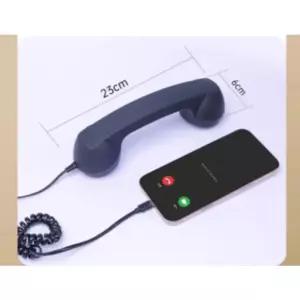 옛날 전화기 이어폰 수화기 젠더 헤드셋 레트로