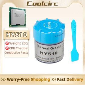 그래픽카드써멀패드 COOLCIRC HY510 열전도성 실리콘 그리스 10G20G CPU 노트북 히트싱크 GPU PC 페이스트 열전도