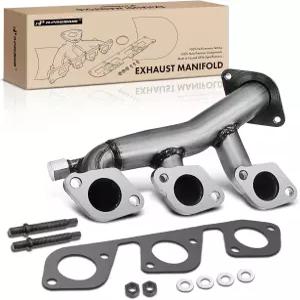 개스킷 및 스터드 너트 와셔가 포함된 A-프리미엄 좌측 엔진 배기 매니폴드 키트 - OHV 6Cyl 3.8L 3.9L
