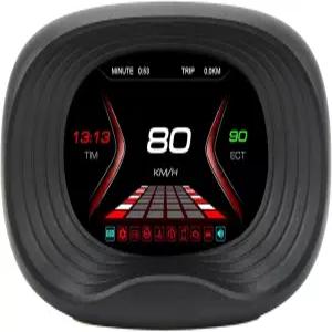 자동차 HUD 다기능 차량 OBD 게이지 디스플레이 3.0인치 컬러 LCD 디지털 속도계 모델 가솔린