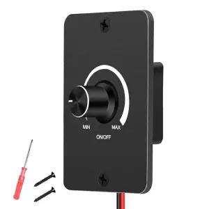 RV LED 조명용 12V 디머 스위치 회전식 노브가 있는 하이사이드 PWM 디밍 컨트롤러 캠핑카 보트 트레일러