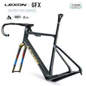 자전거프레임 렉슨 뉴 카본 그래블 프레임 디스크 브레이크 프레임워크 오프로드 자전거 사이클크로스 로드