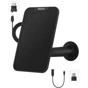 오링크 REOLINK 태양광 패널 전원 공급 장치 충전식 배터리 구동 Go Plus Argus Eco Argus 2E 3 Pro PT 논