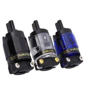 호환 하이엔드 Furutech F1-11 2극 C7 커넥터 HiFi 오디오 어댑터 8 암 IEC 전원 플러그