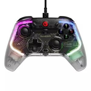 GameSir T4 Kaleid 투명 PC 컨트롤러 유선 게이밍 Switch 안드로이드 TV Box Plug and Play