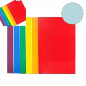 현진 단면칼라보드롱 미니 하늘색 290x440mm 갑 15개입 미술용 단면보드지 미니하늘색 포스터용