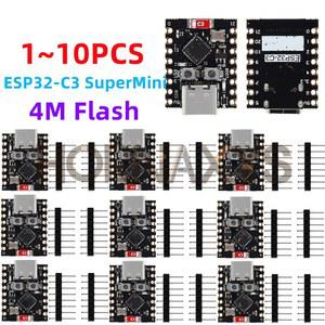 호환 개발 보드 모듈 미니 와이파이 BT 블루투스 모듈, 프로세서 RISC-V ESP32-C3 슈퍼미니 4M 플래시 C타입, ESP32 C3, 1-10