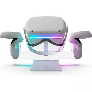Asterion VR 충전 스탠드 Oculus Meta Quest 3 2 Pro Vision HTC Cosmos PSVR2 Index RGB용 아우라 v2.0