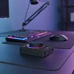 X5 라이브 사운드 카드 전문가용 48KHz 실시간 음성 터치 컨트롤 사운드카드 PC 사운드카드 라이브 스트리