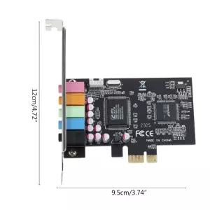 3D 스테레오 PCI-e 오디오 카드 3264비트 PCI 익스프레스 PC 사운드 카드 CMI8738 칩