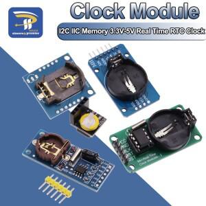 DS1302DS1307PCF8563DS3231 AT24C32 I2C IIC 메모리 Arduino용 3.3V-5V 실시간 정밀 RTC  모듈 DS3231SN