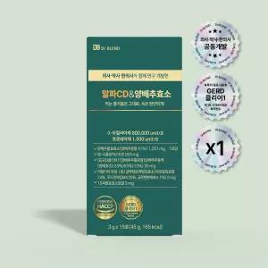닥터블렌드 알파CD & 양배추효소 (곡물맛 올인원 효소) 1BOX 2주+1일