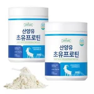 1쁠1 무설탕 산양유초유단백질 당없는 프로틴 저지방 무당쉐이크 헬스 수험생보충제 총600g