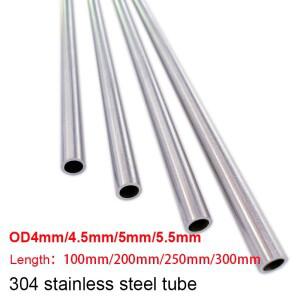 304 스테인레스 스틸 원형 모세관 튜브 4mm 길이 100mm