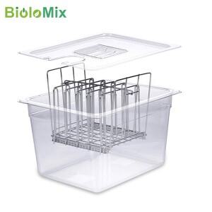 스테인레스 스틸 Sous Vide 랙 및 11L 쿠커 용기 침수 순환기용 분리형 분배기 분리기