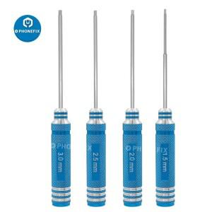 4pcs 1.52.02.53.0mm DIY 육각 스크류 드라이버 도구 세트 스크루 RC 카메라 드론 FPV 쿼드 콥터 헬리콥터