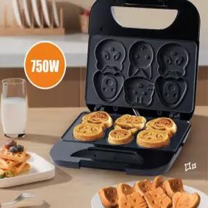 MONI  케이크 베이킹 어린이용 빵 와플 샌드위치 기계