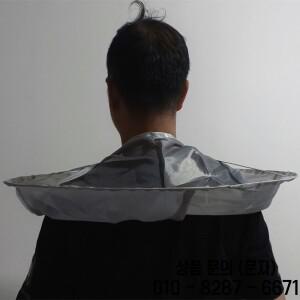 1Pc 목도리 스타일 헤어 커팅 커버 우산 모양의 통기성 망토 가정용 접이식