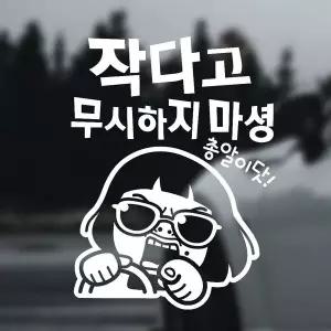 [RIZPICK]작다고무시하지마셩 반사시트지 자동차스티커