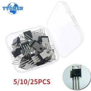 호환 5/10/25PCS Mosfet IRFZ44N TO220 트랜지스터 키트 IRFZ44NPBF TO-220 고전력 트랜지스터 IRFZ44 49A 55V 전계 효과 트랜지스터