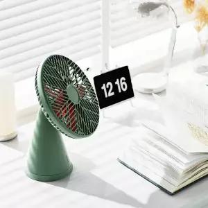 포레스트 프로 탁상용선풍기 충전식 저소음 BLDC 7엽 좌우회전