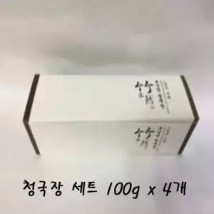 청국장 반찬 죽장연 장류 세트 농수산물 식품 100gX4개