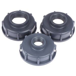 호환 내구성 Ibc 탱크 어댑터 S60X6 거친 나사산 캡 1 개, 60mm 암나사-1/2 