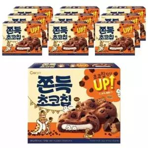 테온셀 청우식품 쫀득초코칩 간식 대용량 240g 10개