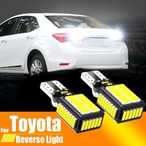 2x LED 역광 Blub 램프 W16W T15 921 Canbus For Toyota Auris Avensis T27 CHR Camry Coroa FJ 크루저 86